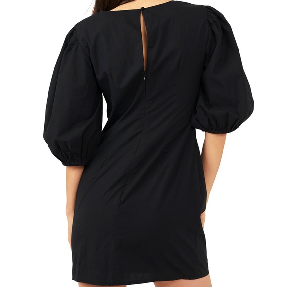 Free People Ruched-Front Puff Sleeve Hope Dress - Picture 2 of 4